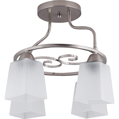 Lustra Cristina Crom Satin+Alb 4xE27 60W
