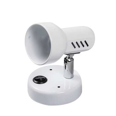 Spot Bara Rodin Alb 1xE14 Intrerupator 60W
