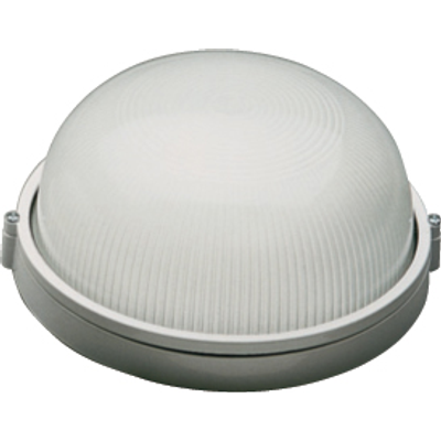 Lampa BAT Grila Rotunda E27 100W Alb