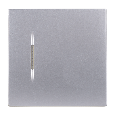 Moda Stila Gri Metalizat Clapeta Intrerupator LED 2 Module