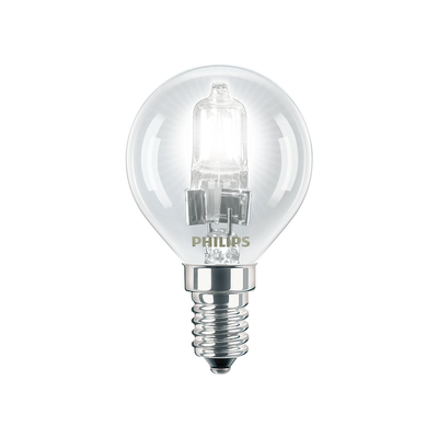 Bec Halogen Ecoclassic Sferic P45 18W E14