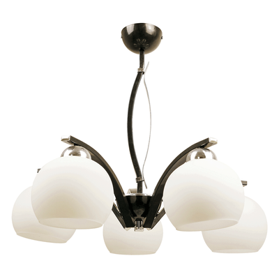 Lustra Dora Negru+Alb 5xE27 60W
