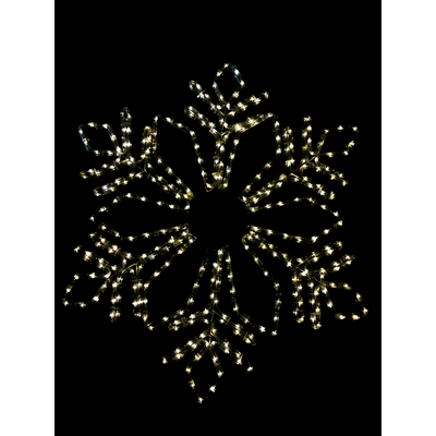 Decoratiune LED Fulg de Nea 60x60cm IP44