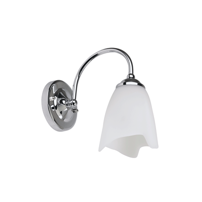 Aplica Silvia Crom+Alb 1xE27 60W