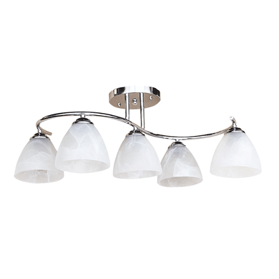 Lustra Aura Crom+Alb 5xE27 60W