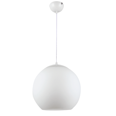 Pendul Pende Alb+Alb 1xE27