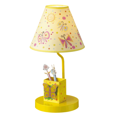 Veioza Yellow Butterfly Multicolor 1xE27 40W