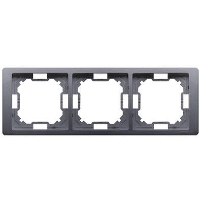 Basic Argintiu Rama 3 Posturi Neos IP20