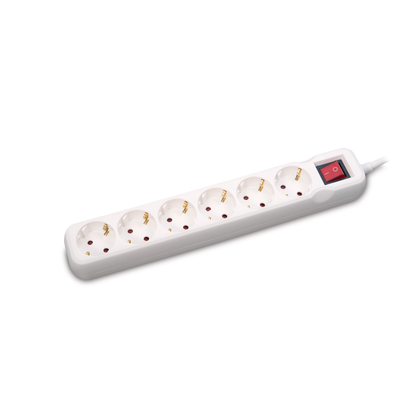 Prelungitor 1.5m 6 Prize cu CP cu Intrerupator