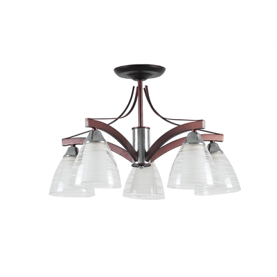 Lustra Scarlet Crom+Negru+Alb 5xE27 60W