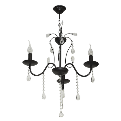 Candelabru Bohemian Cafea+Alb 3xE14 60W