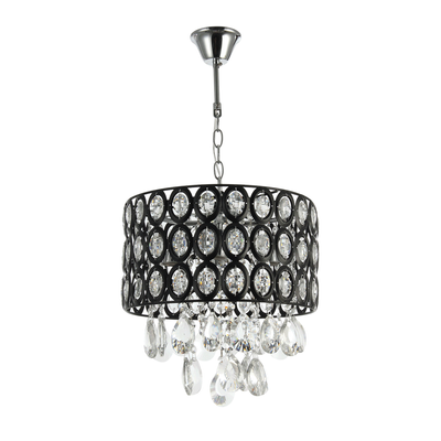 Pendul Design Crom+Negru+Alb 4xE27 60W