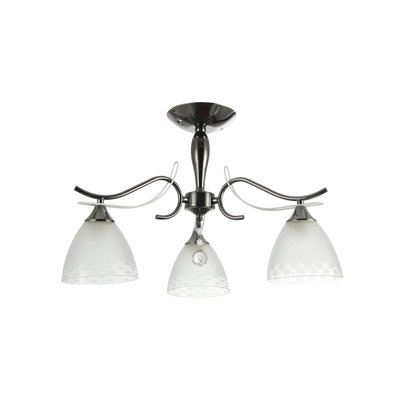 Lustra Orianna Negru+Alb 3xE27 60W