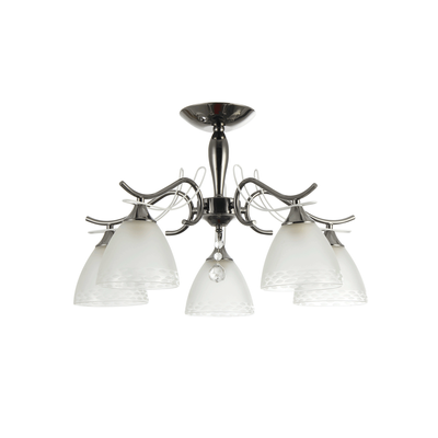 Lustra Orianna Negru+Alb 5xE27 60W