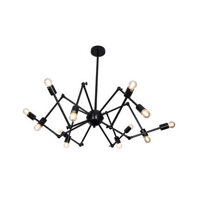 Lustra Atom Negru 12xE27 40W