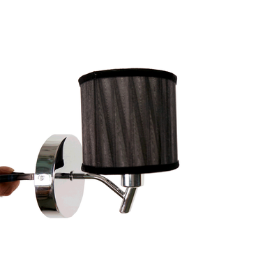 Aplica Glamour Crom+Negru 1xE14 40W