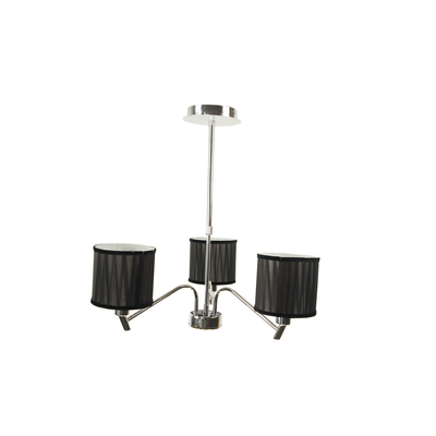 Lustra Glamour Crom+Negru 3xE14 40W