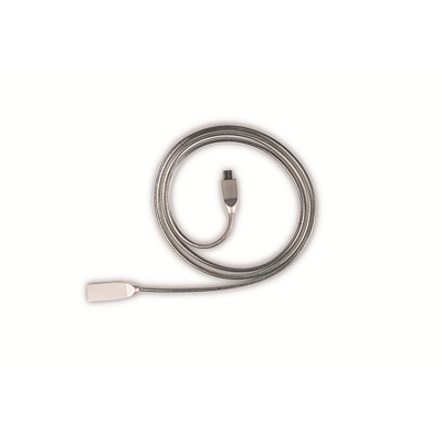 Cablu Date MicroUSB 2A 1m Argintiu