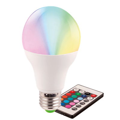 Bec LED EVO17 A60 5W E27 RGB Telecomanda