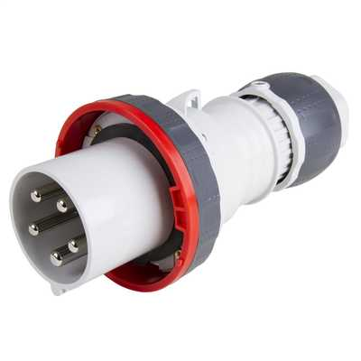 Stecher 3P+N+E 63A IP67 400V