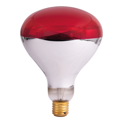 Bec Infrarosu R125 150W E27 Rosu
