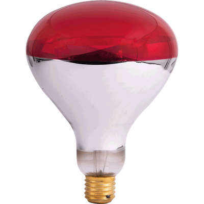 Bec Infrarosu R125 250W E27 Rosu