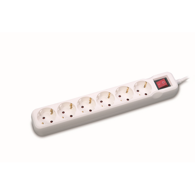 Prelungitor 5m 6 Prize cu CP cu Intrerupator, 7102.6501