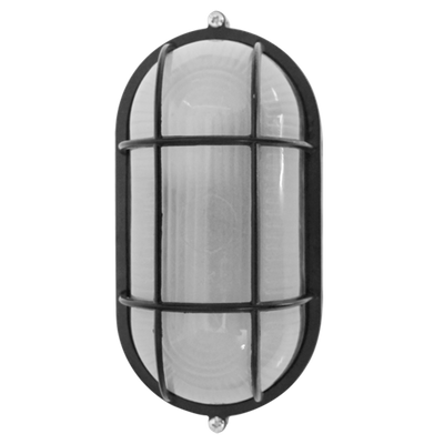 Lampa BAT Grila Ovala 1xE27 60W Alb
