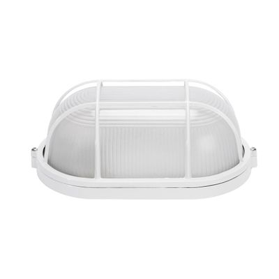 Lampa BAT Grila Ovala 1xE27 100W Alb