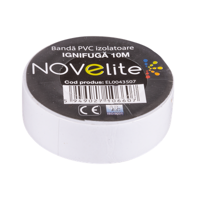 Banda Izolatoare IGN PVC 10m Alb
