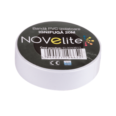 Banda Izolatoare IGN PVC 20m Alb