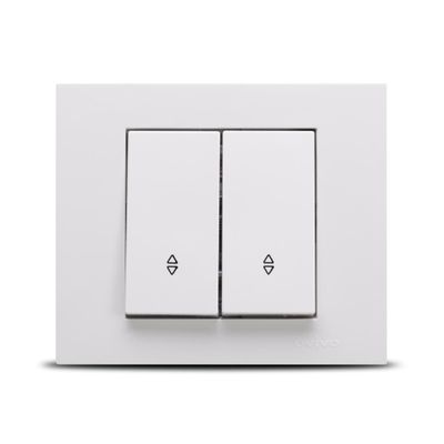 Comutator Cap Scara ST Alb Ovivo Grano, 400-010200-211