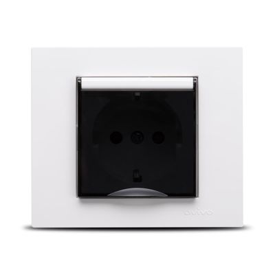 Priza Schuko Protectie Copii ST Alb, 400-010300-243