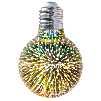 Bec LED decorativ Stardust G80 2W E27