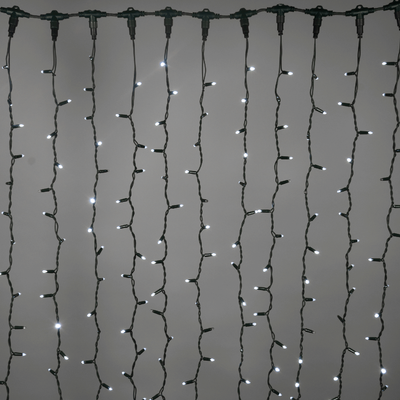 Perdea Luminoasa 494 LED-uri 3X1.5M 6400K Alb Rece