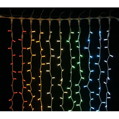 Perdea Luminoasa 494 LED-uri 3X1.5M Galben