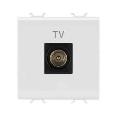 Priza TV Capat 2M Tata 9.5mm Alb, CHORUS GW10367
