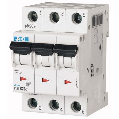 Intrerupator Automat 20A 3P C 6KA