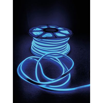 Neon Flex 92 LED Albastru IP44 50M