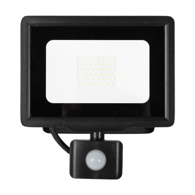 Proiector LED SMD Slim Senzor 30W CW Negru