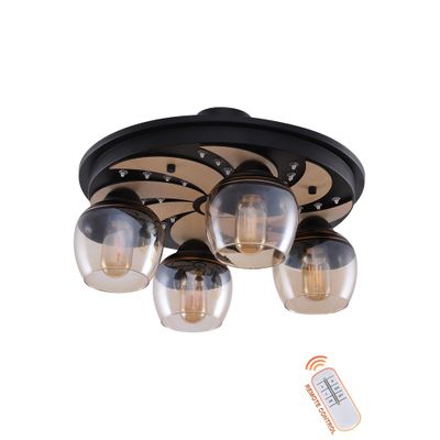 Lustra Cano Negru 4xE27 60W