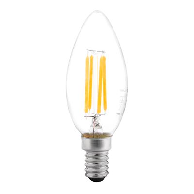 Bec LED Filament Lumanare 4W E14 6500K Clar