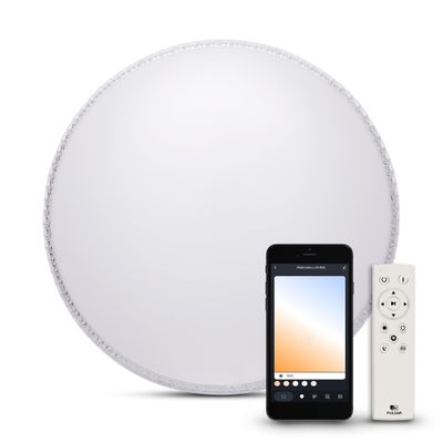 Plafonieră Smart Lord Ring, LED Integrat, WiFi si Bluetooth, telecomandă IR, 36W 3000K-6500K IP20