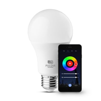 Bec Smart LED A60 10W E27 RGB TUYA Wifi+Bluetooth, compatibil iOS și Android