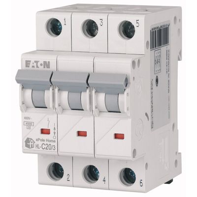 Intrerupator Automat Xpole Home 20A 3P C 4.5kA HL-C20/3