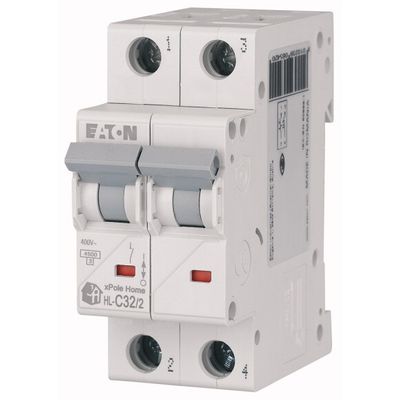 Intrerupator Automat Xpole Home 32A 2P C 4.5kA HL-C32/2