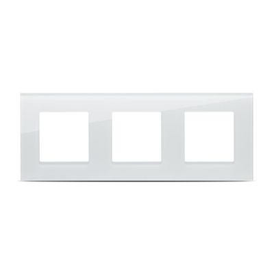 Rama 3P alb, aparataj touch PULSAR NS