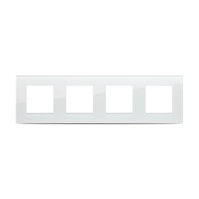 Rama 4P alb, aparataj touch PULSAR NS