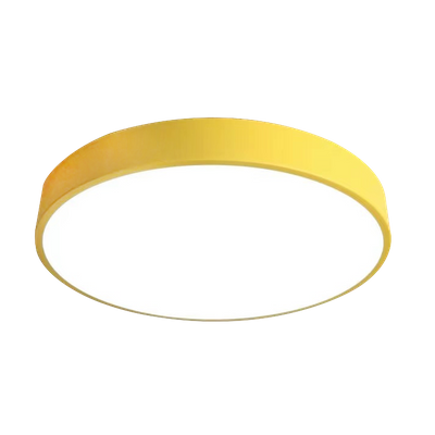 Plafonieră Macaron 52W CCT3000-6000K LED, galben, Erste