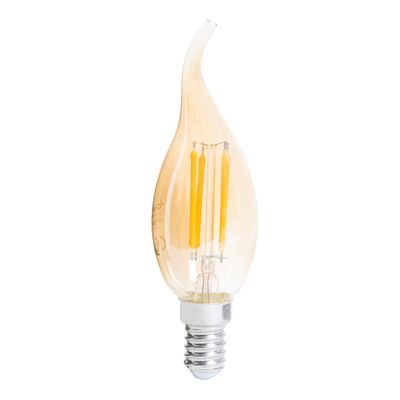 Bec LED lumanare flacara 4W E14 2200K